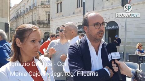 Appalti, sit in a Siracusa per il ripristino della clausola sociale