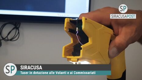 Taser in dotazione alla Polizia in provincia di Siracusa